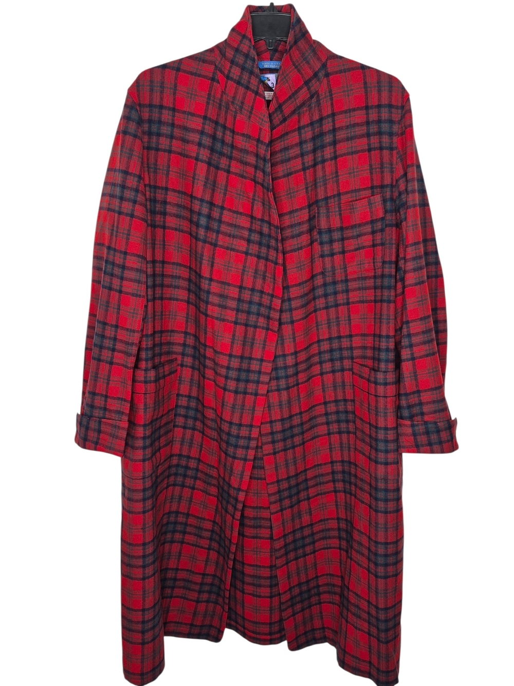 Vintage Pendleton Matheson Tartan Wool Robe Coat USA Large